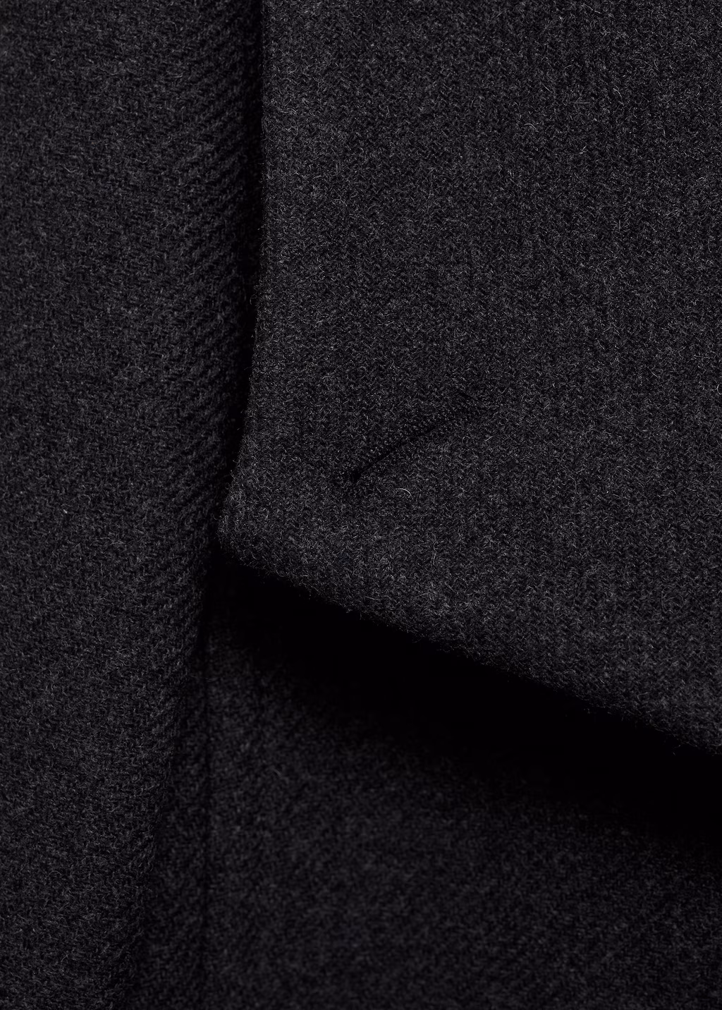 Woollen coat with belt - Grey