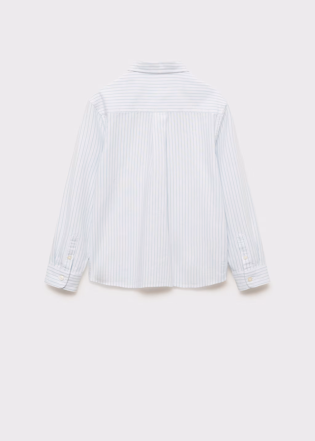 100% cotton Oxford striped shirt - Aqua Green