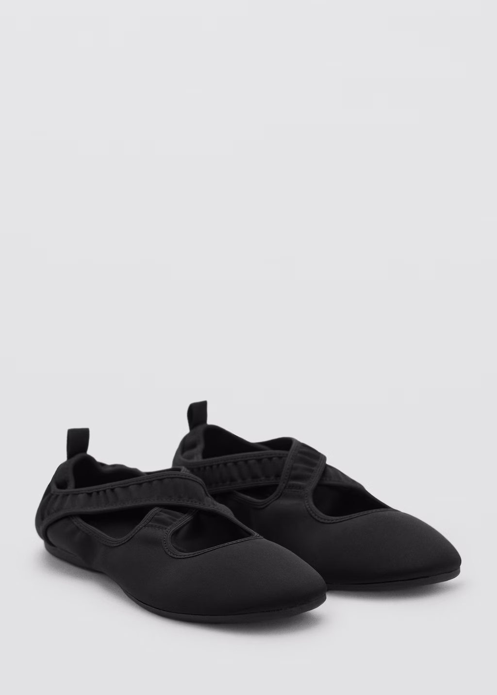 Cross-sport ballet flats - Black