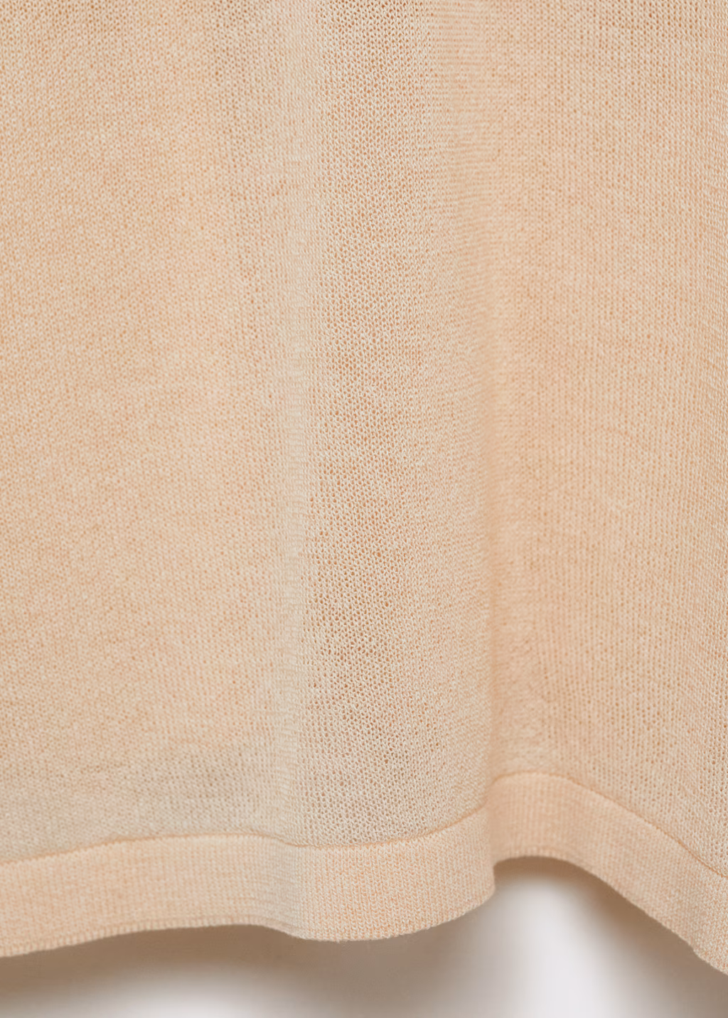 Oversize short sleeve sweater - Ecru