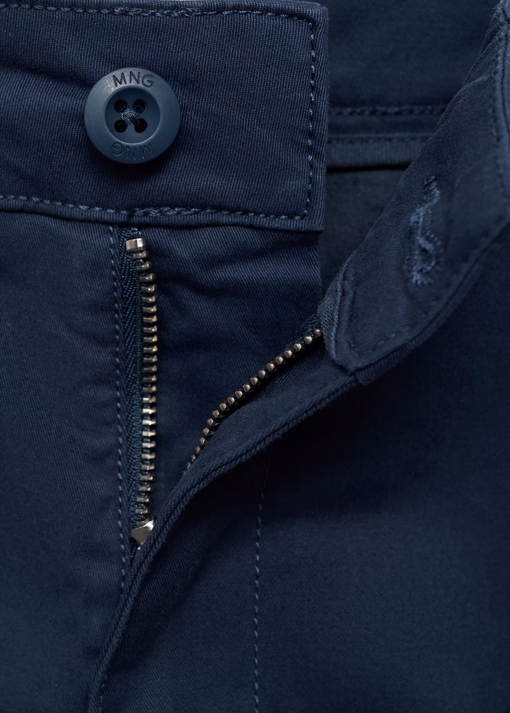 Cotton Bermuda shorts - Navy