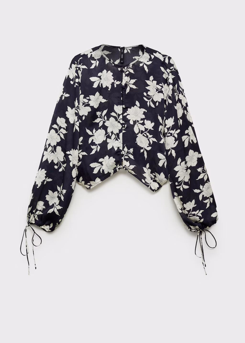 Floral print blouse - Black