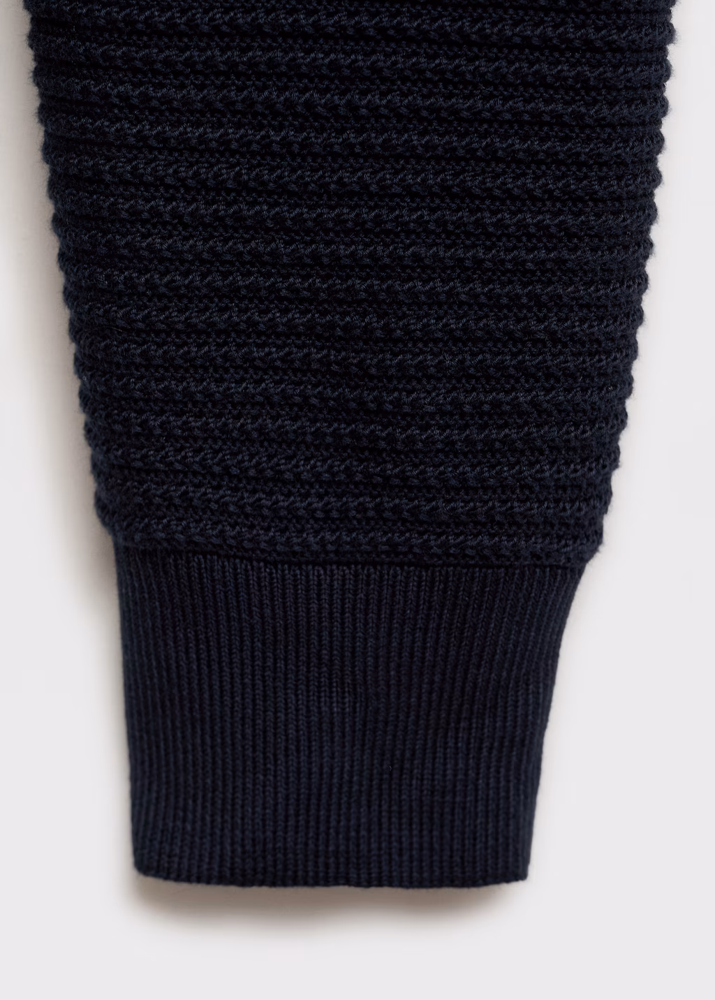 100% cotton braided sweater - China Blue