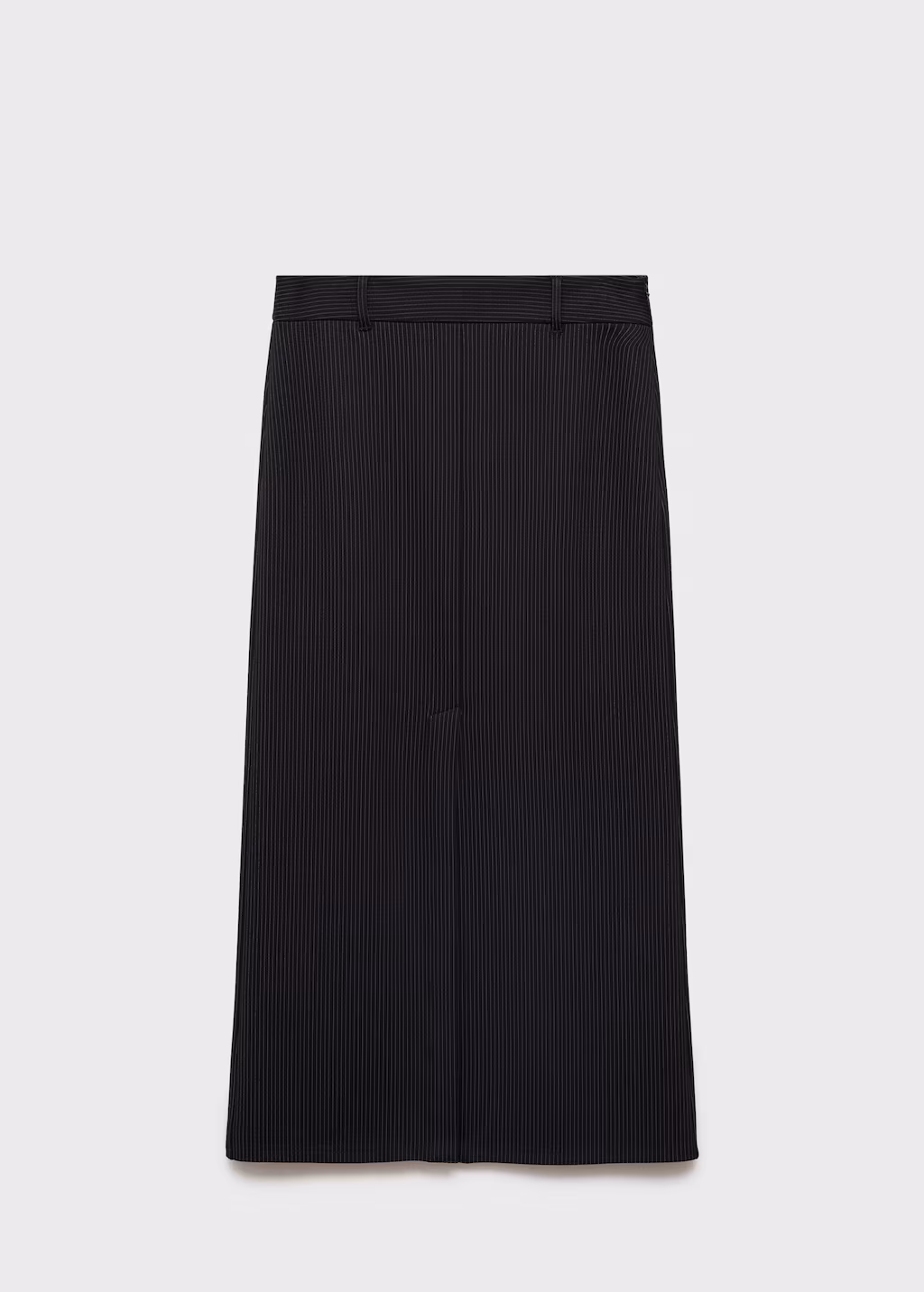 Pinstripe suit skirt - Black
