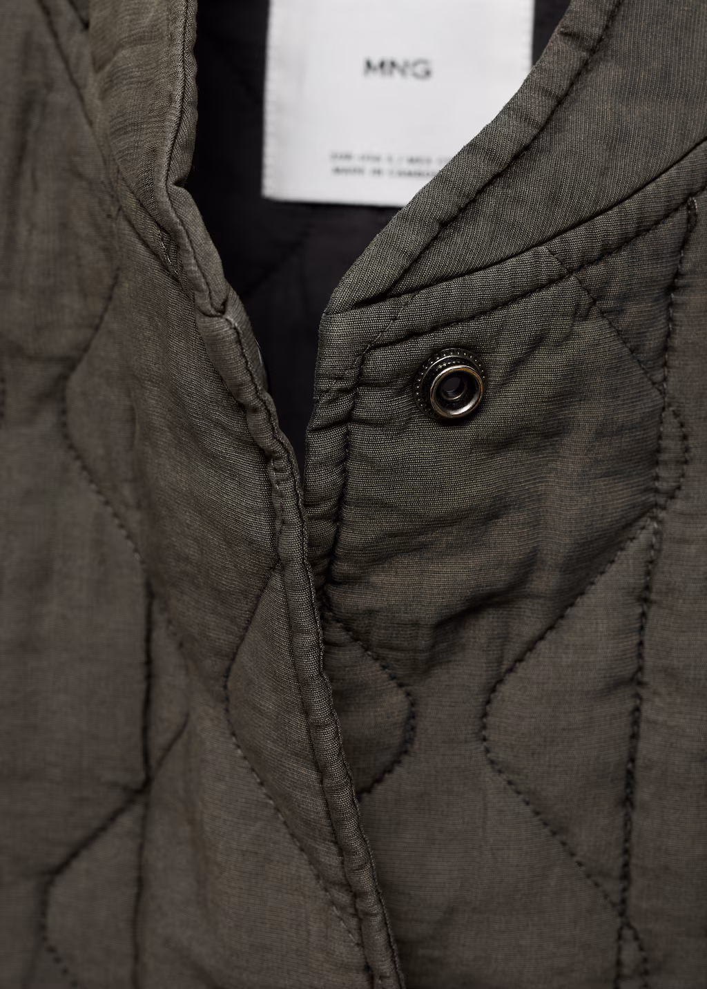 Quilted bomber jacket - Pastel Yellow