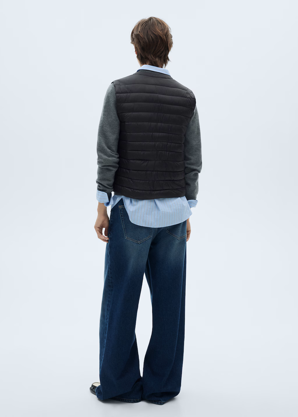 Quilted gilet - Pastel Green