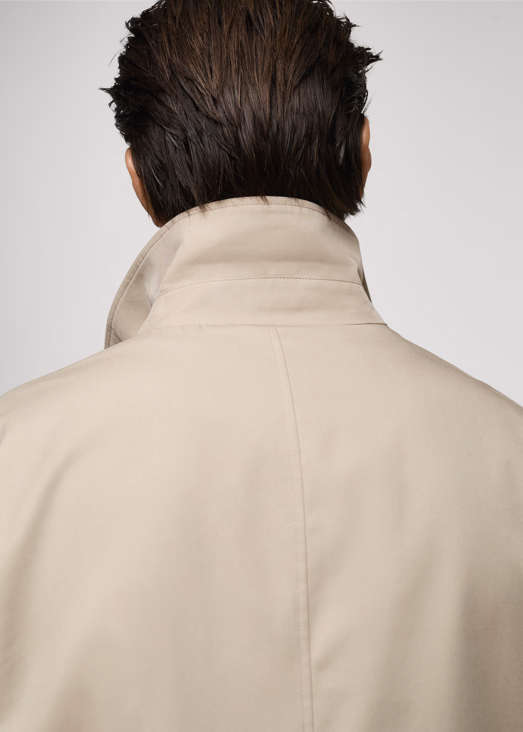 Classic water-repellent trench coat - Dark Navy