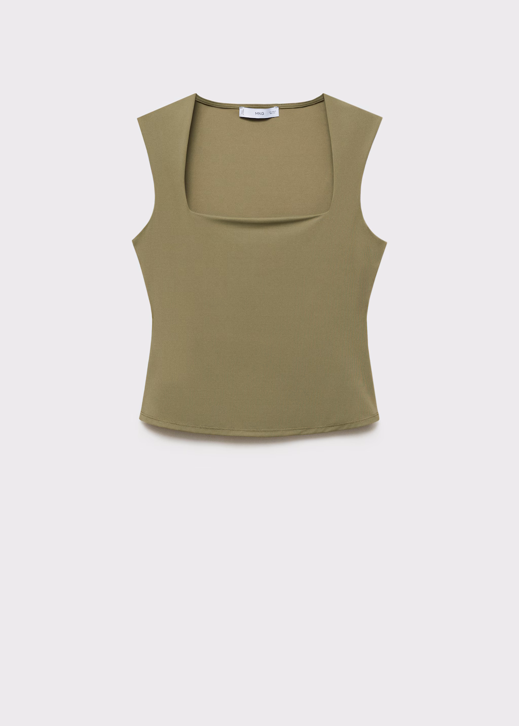 Square-neck strappy top - Off White