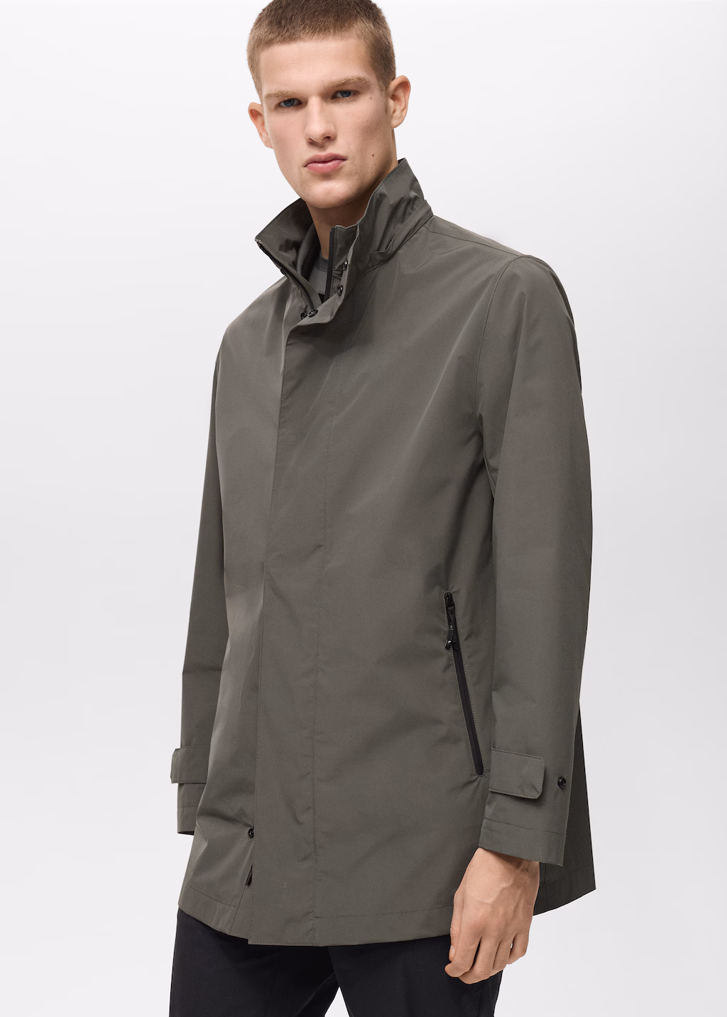 COOLMAX® technology waterproof parka - Tobacco Brown