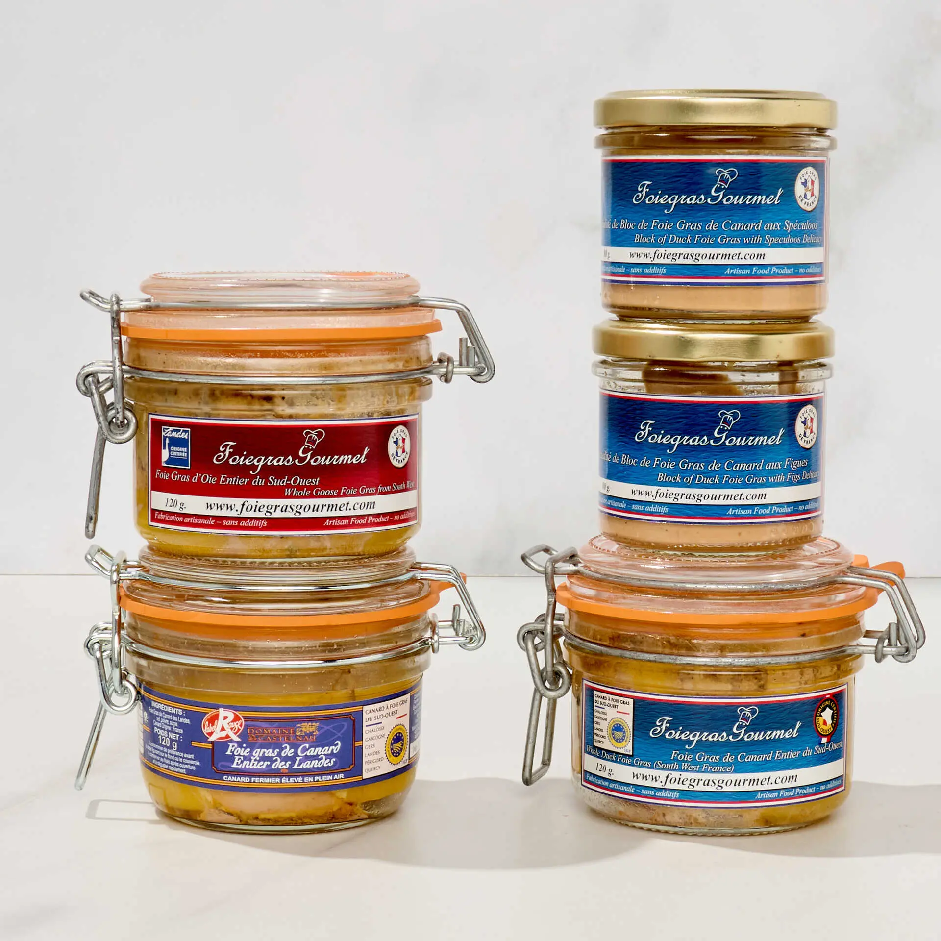 Coffret de Foie Gras Entier & Spécialités en Bloc