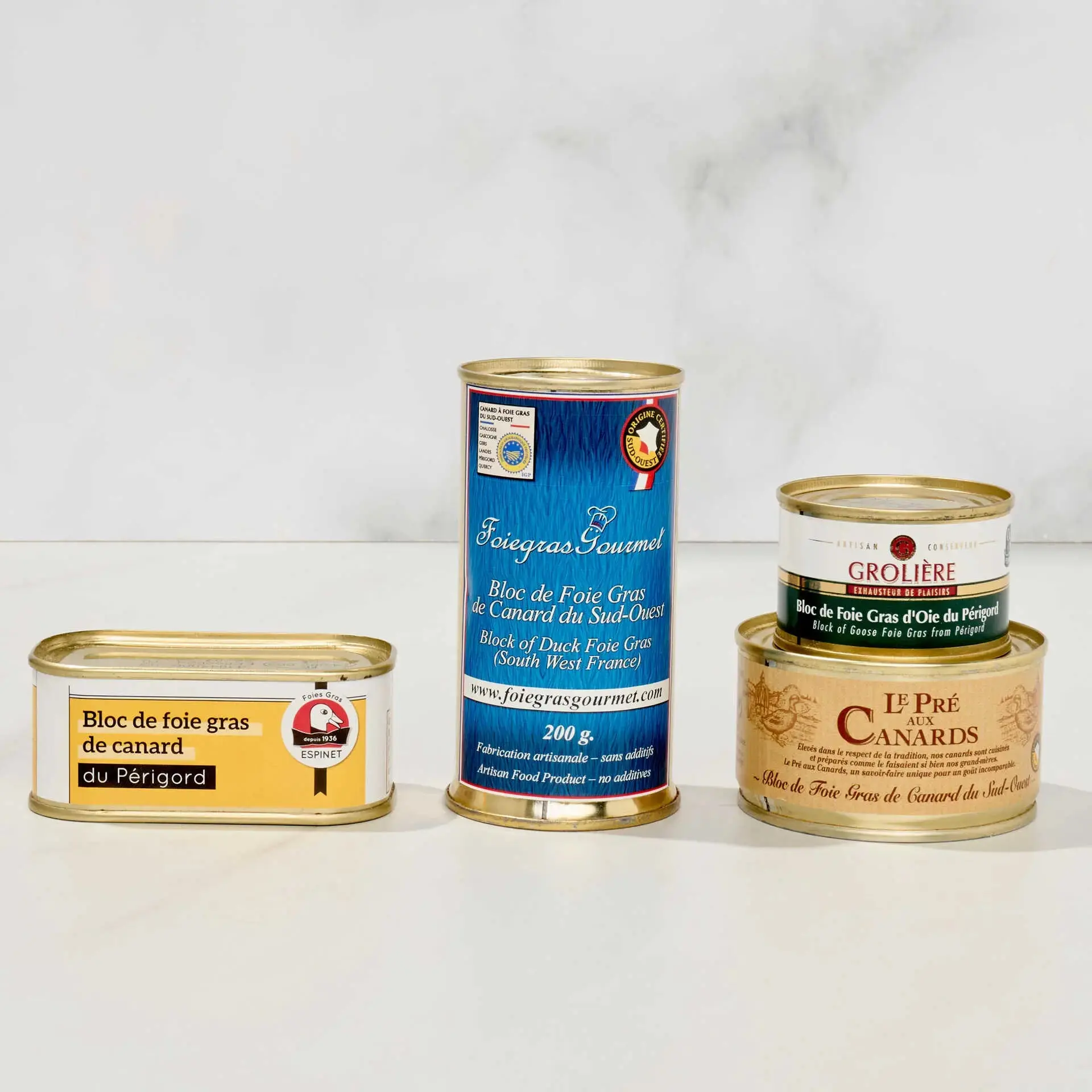 Coffret de Blocs de Foie Gras de Canard et d'Oie