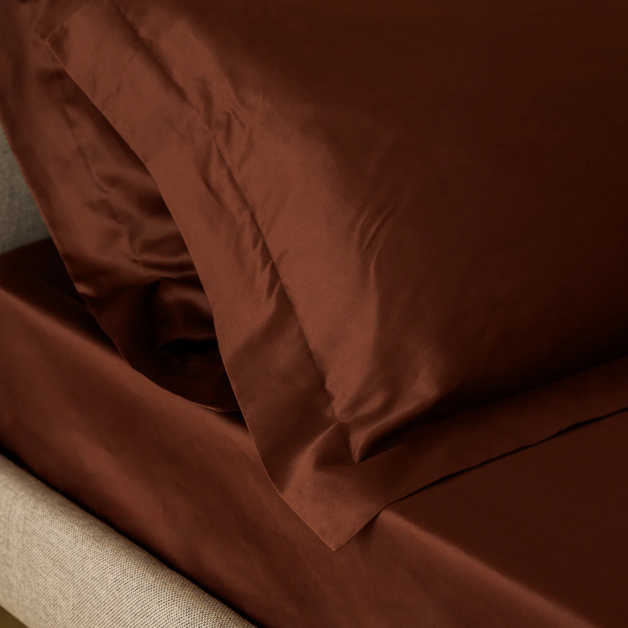 Satin Spannbettlaken