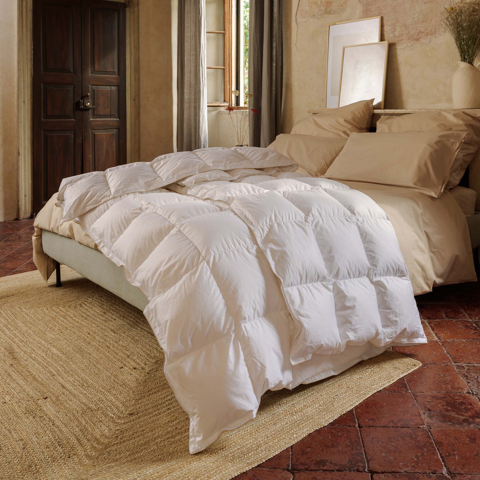 Bettdecke und Kopfkissen Set