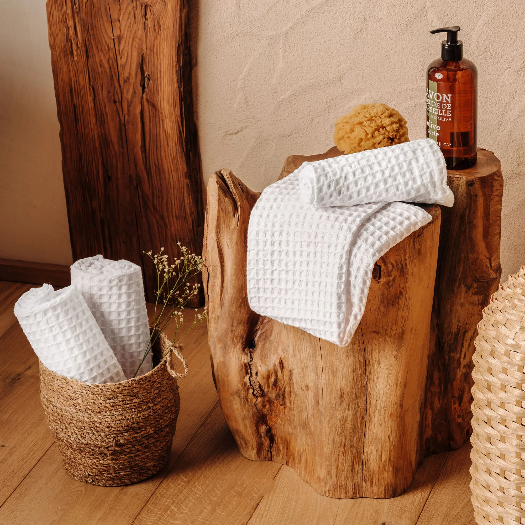 Waffelpiqué Set 3-Teilig