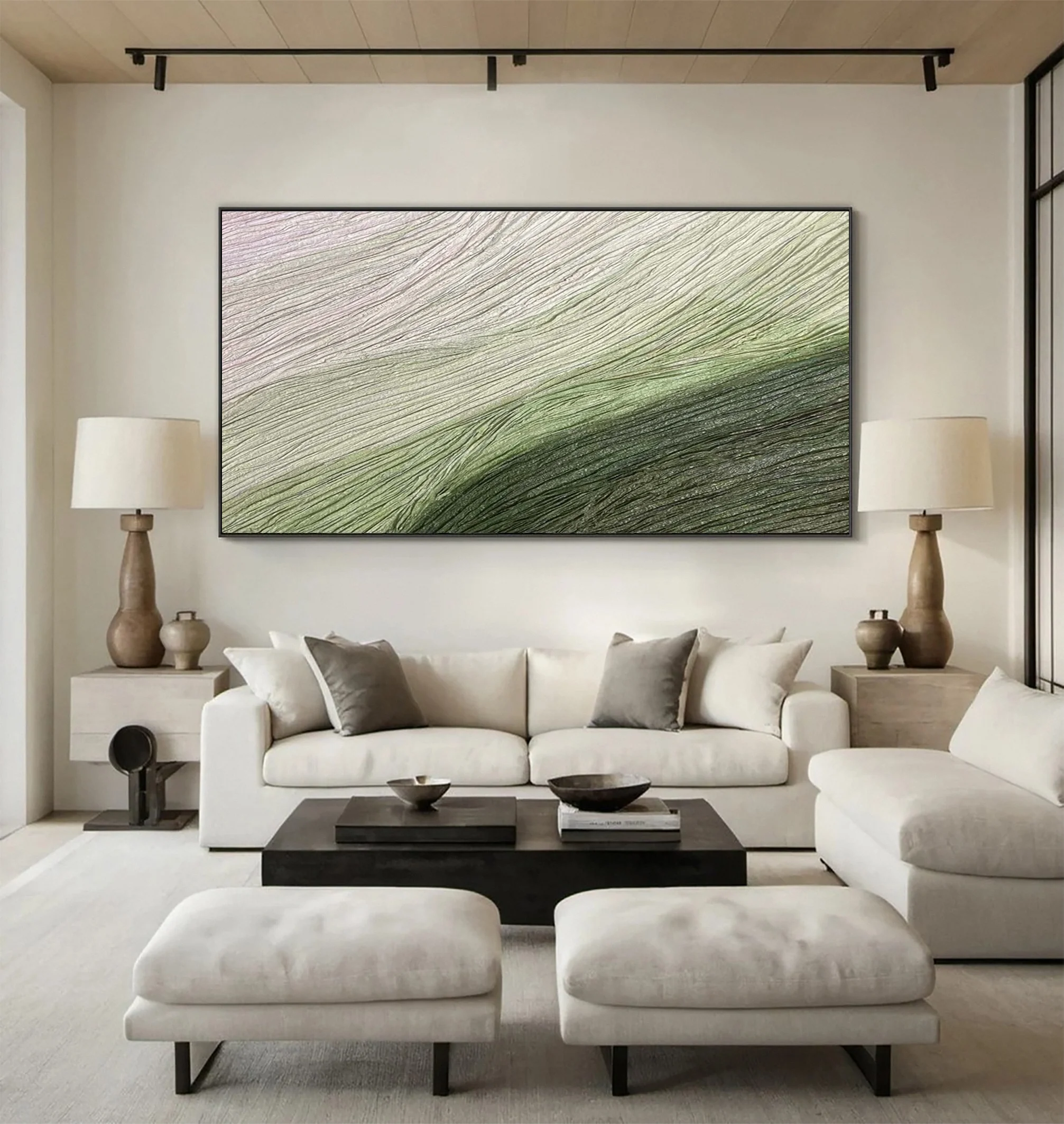 Contemporary Abstract with Subtle Earth Tone Gradients #BGA 350
