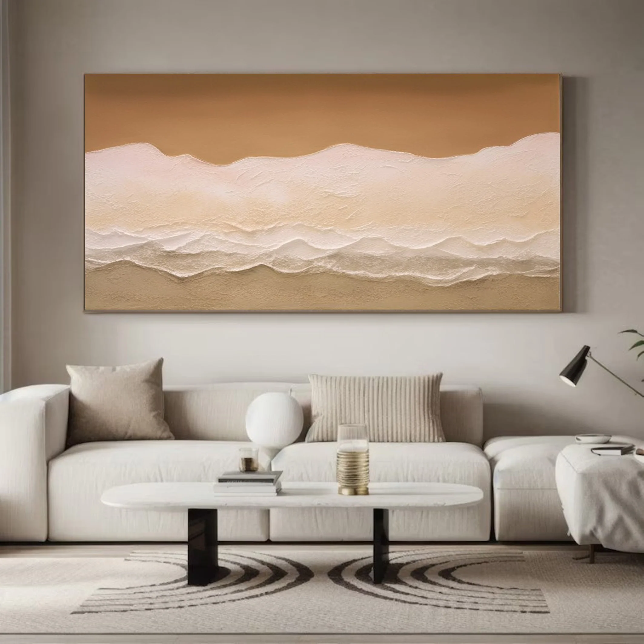 Contemporary Landscape Abstract with Textured Layers #BGA 253