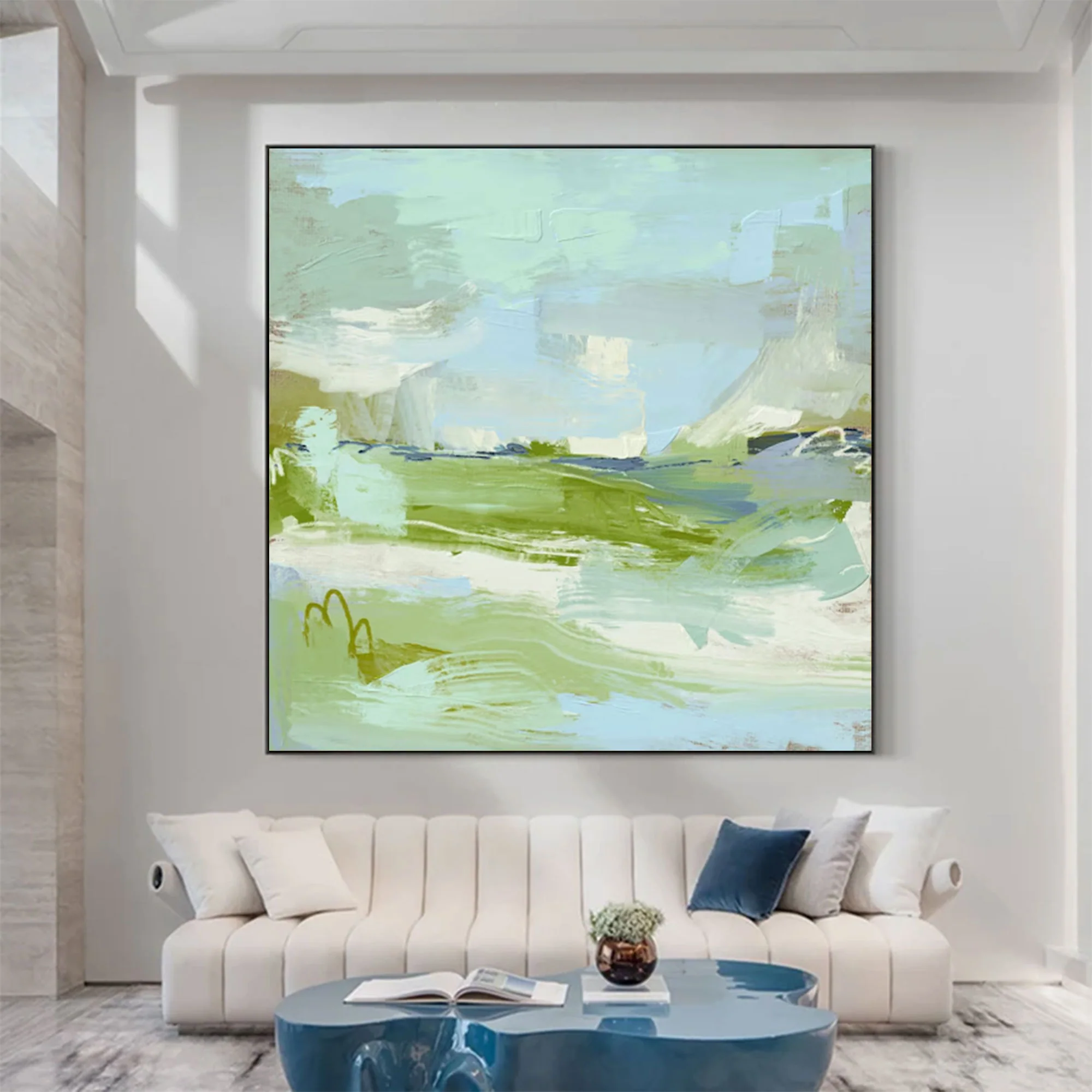Large Modern Impasto Landscape Art | MuroArt #WGA 031