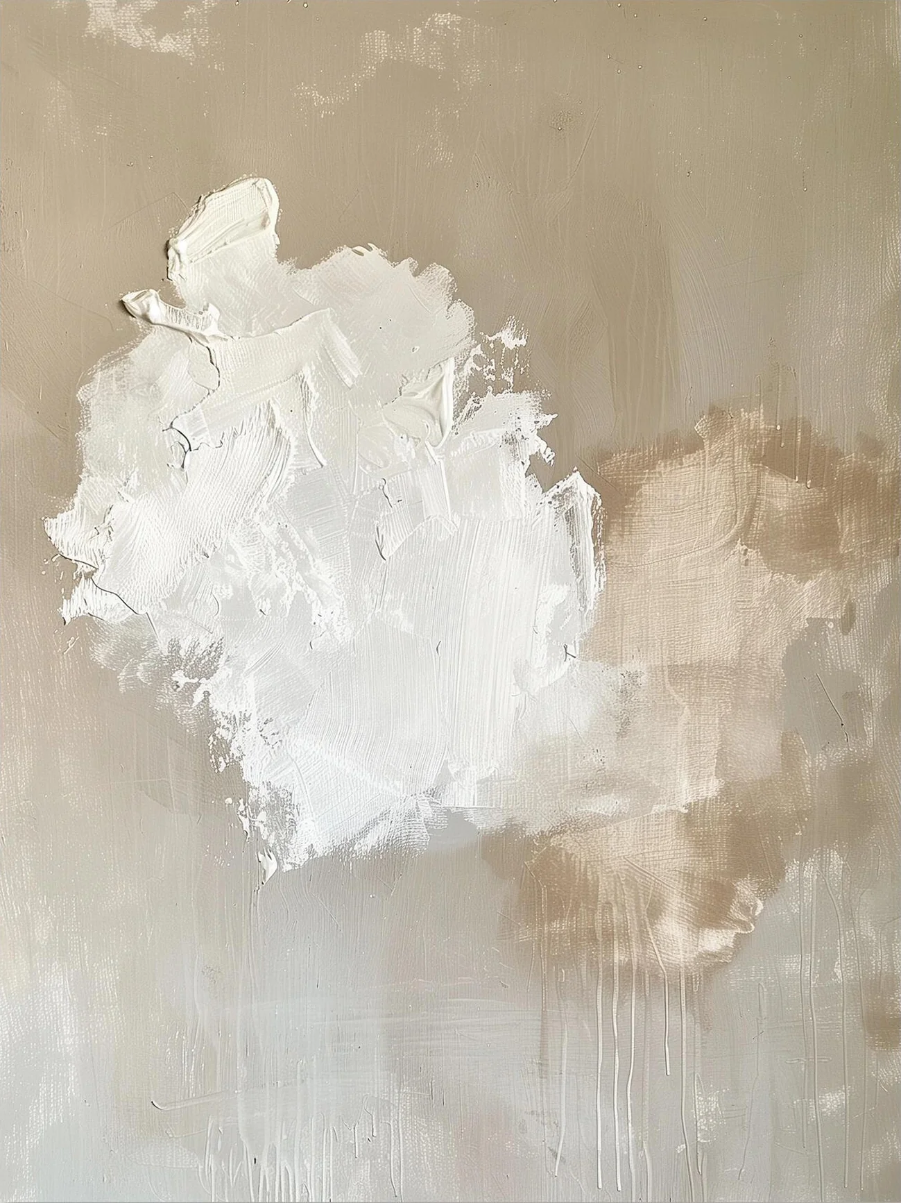 Large Abstract Textured Cloud Art | MuroArt #WG 121