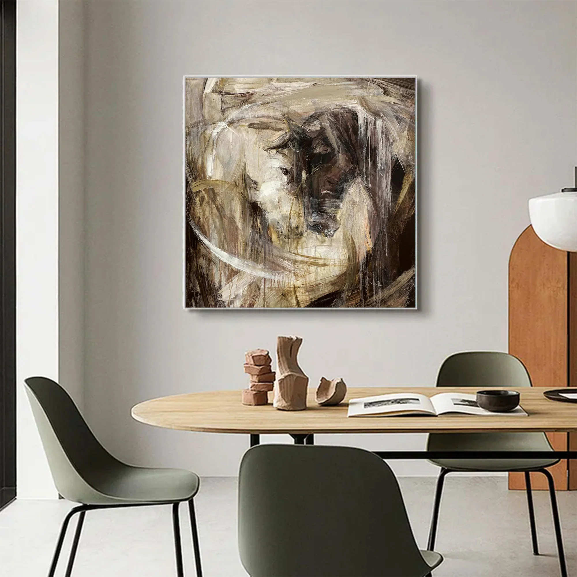 Large Contemporary Abstract Gestural Art | MuroArt #WGA 026