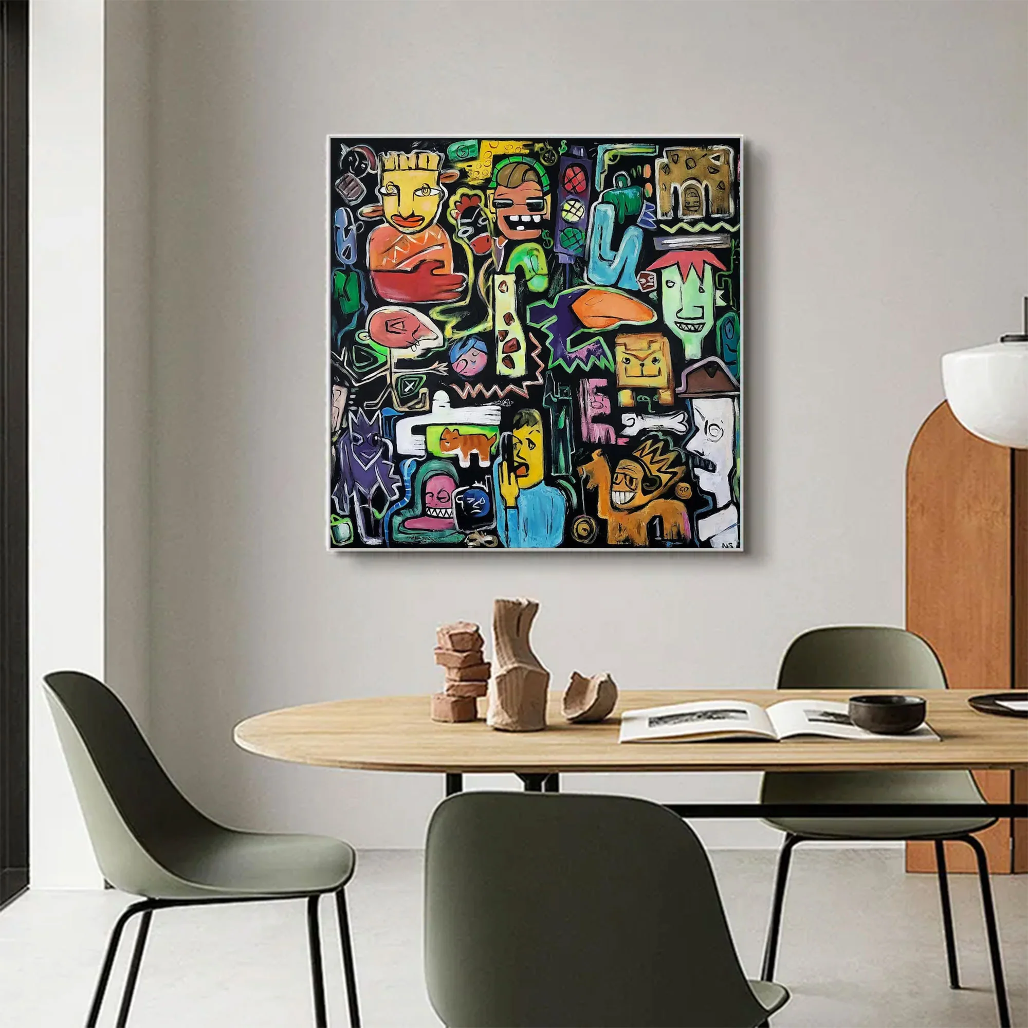 Large Contemporary Graffiti Figurative Art | MuroArt #WGA 024