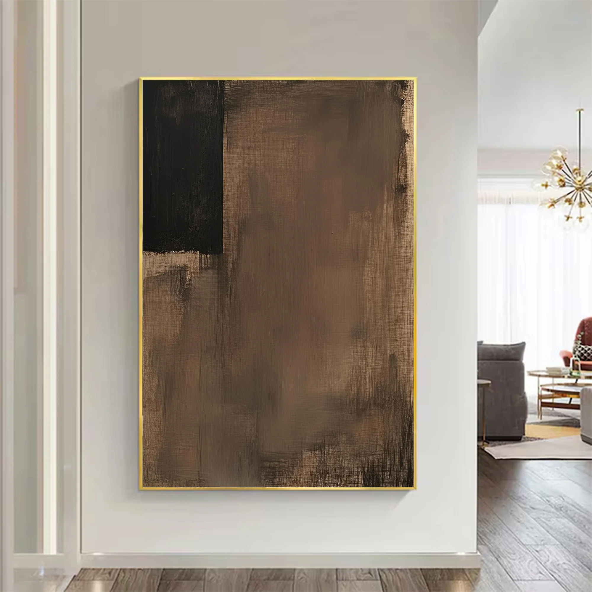 Abstract Large Textured Neutral Art | MuroArt #WG 114