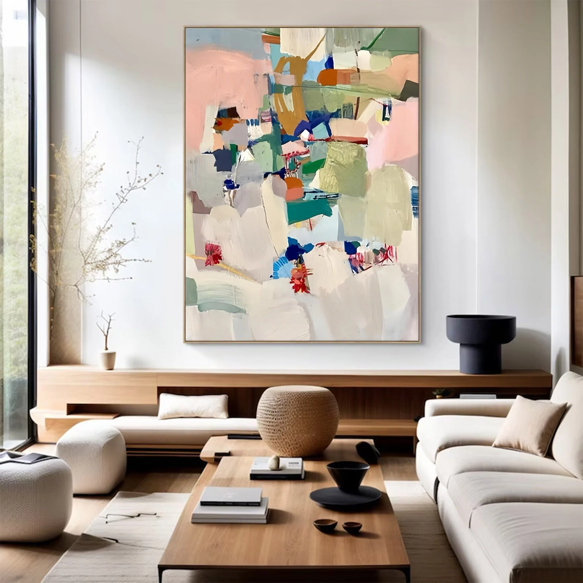 Abstract Large Colorful Wall Art | MuroArt #WG 111
