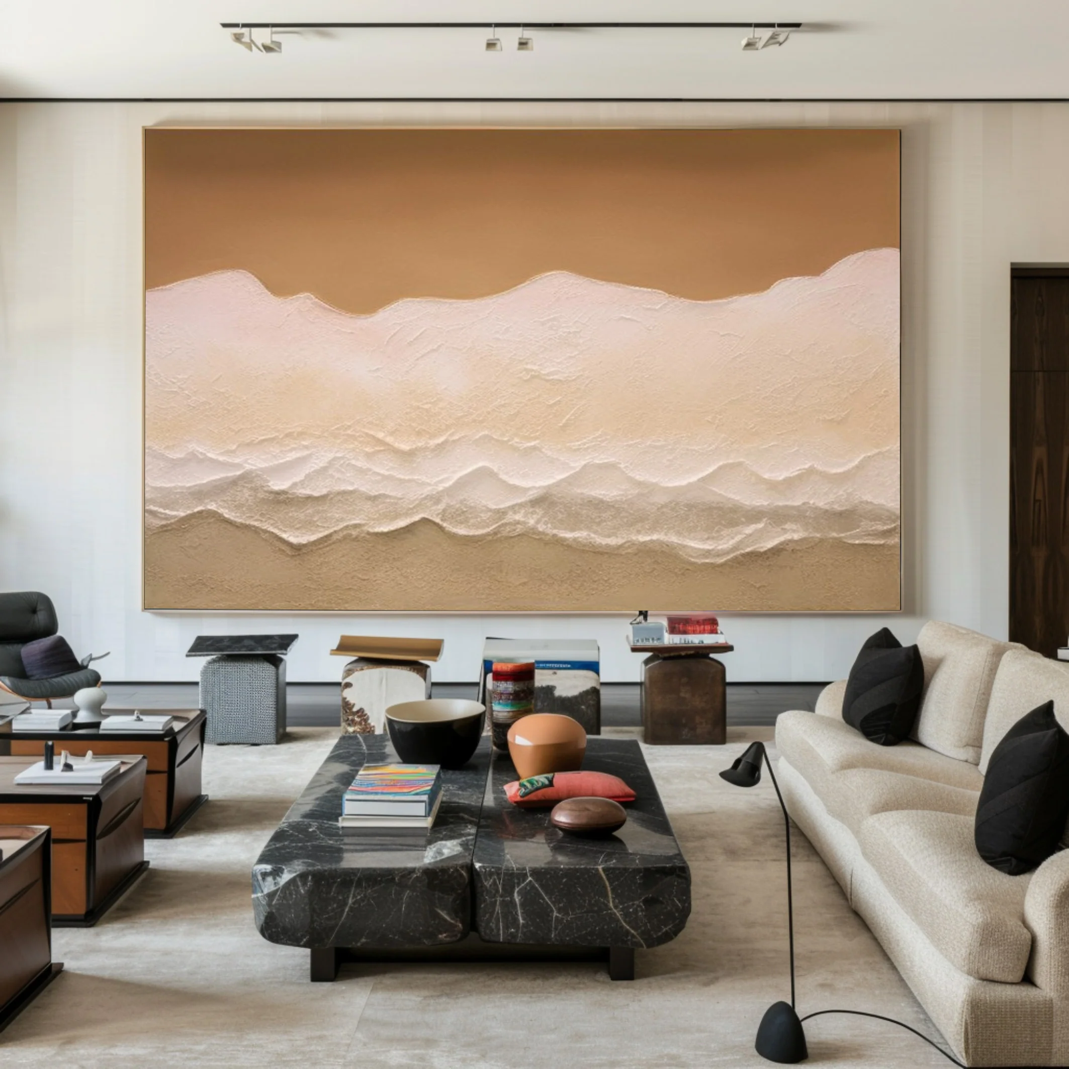 Contemporary Landscape Abstract with Textured Layers #BGA 253