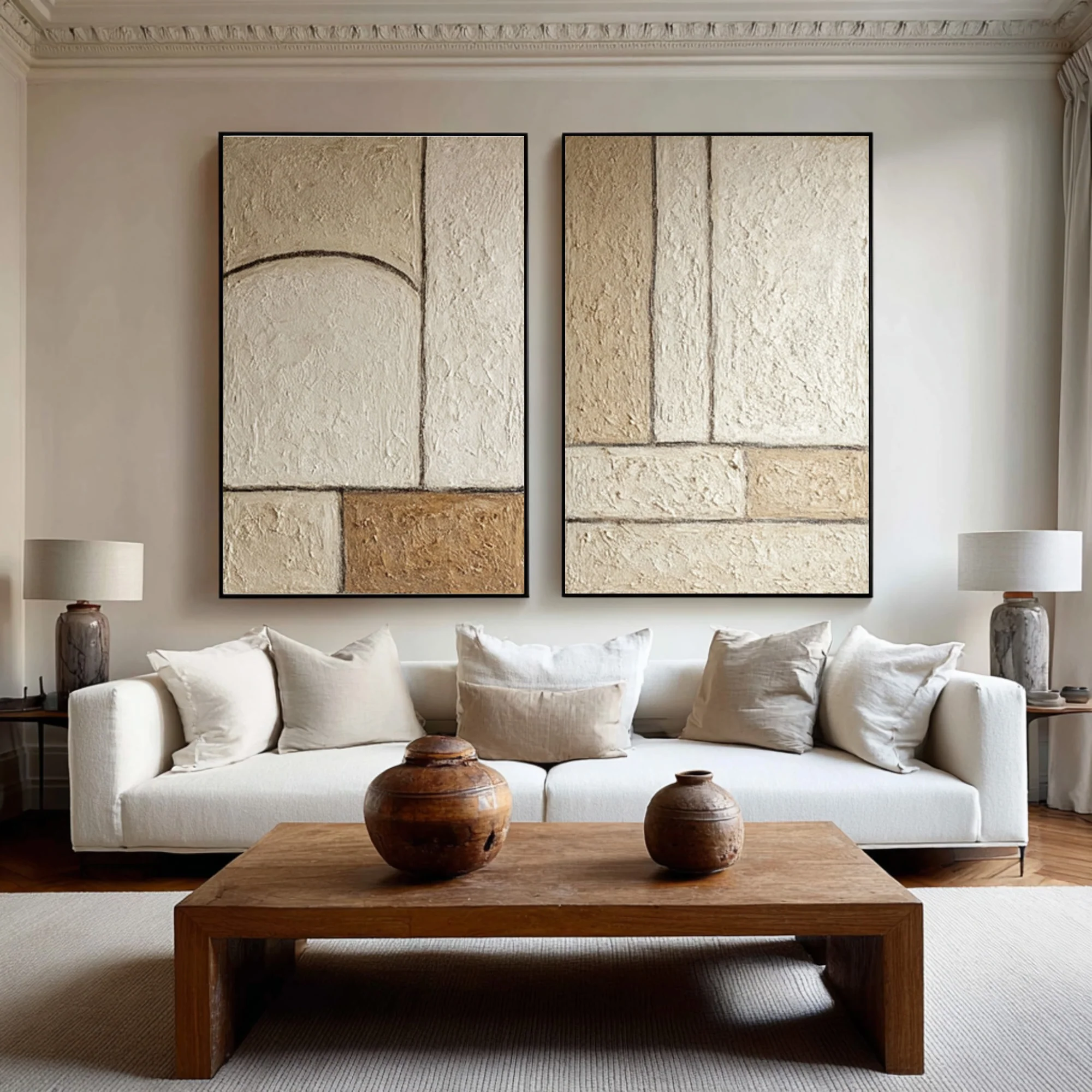 Large Modern Abstract Wall Art #WAB 002