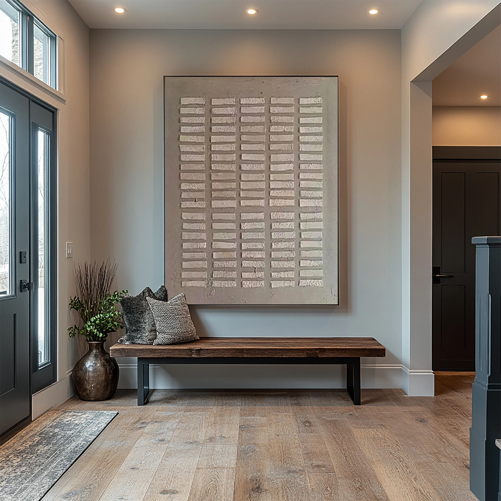 Abstract Neutral Composition with Imperfect Horizontal Blocks #BGA 305