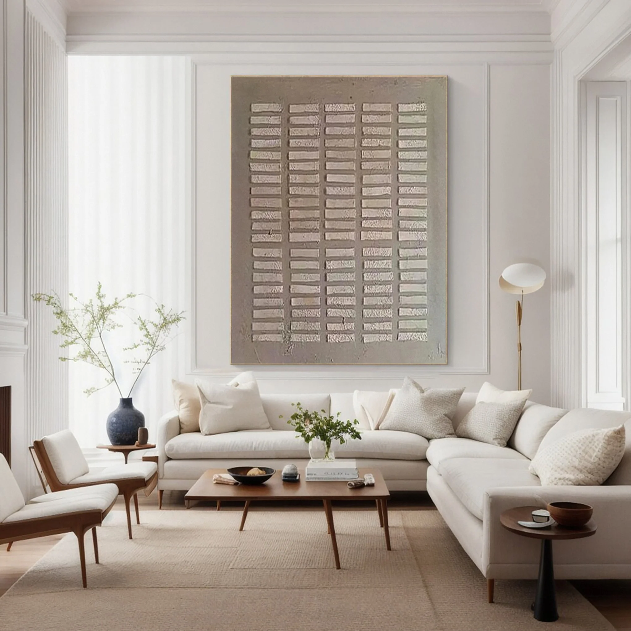 Abstract Neutral Composition with Imperfect Horizontal Blocks #BGA 305