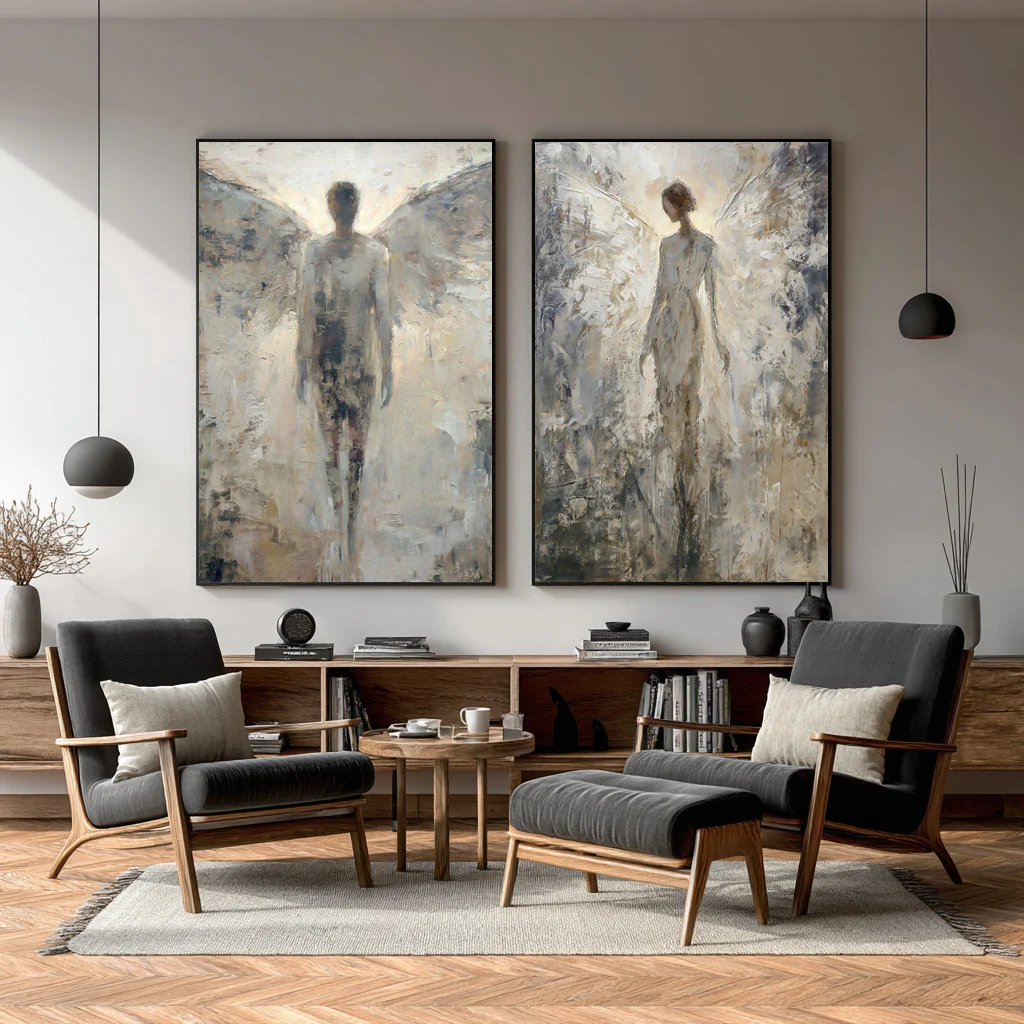 Spiritual Figure Paintings Set Contemporary Style #WG 022
