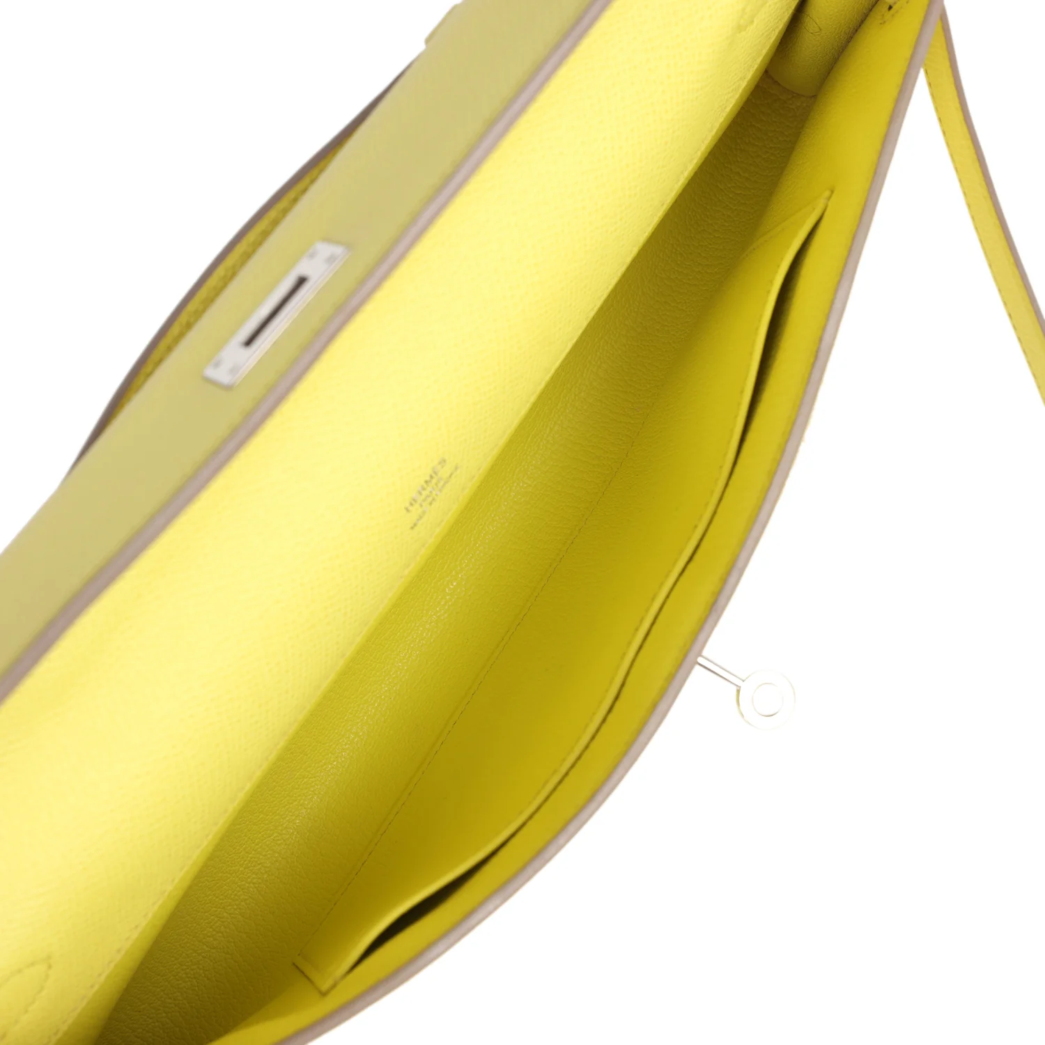 Replicate Hermes Kelly Cut Soufre Epsom Palladium Hardware(1:1 replica)