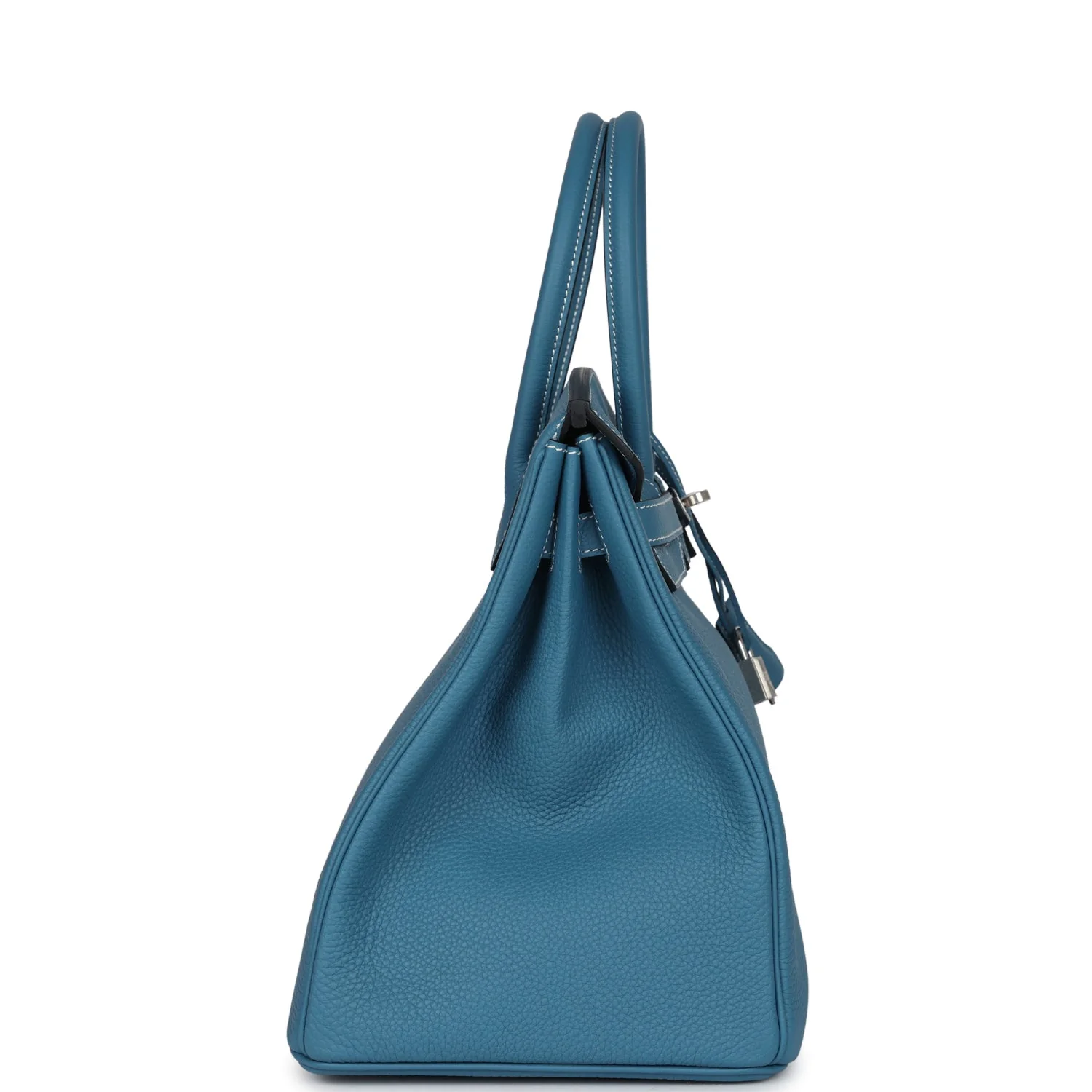 Replicate Hermes Birkin 35 Blue Jean Togo Palladium Hardware(1:1 replica)