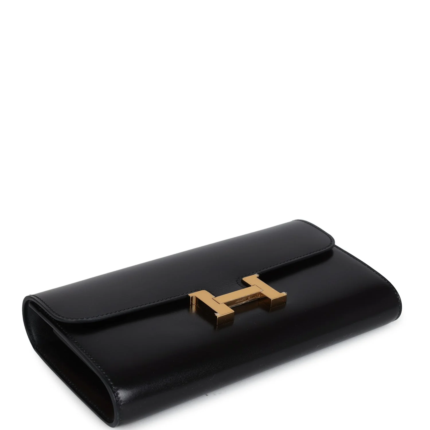 Replicate Hermes Rock Constance Wallet To Go Black Box Gold Hardware(1:1 replica)