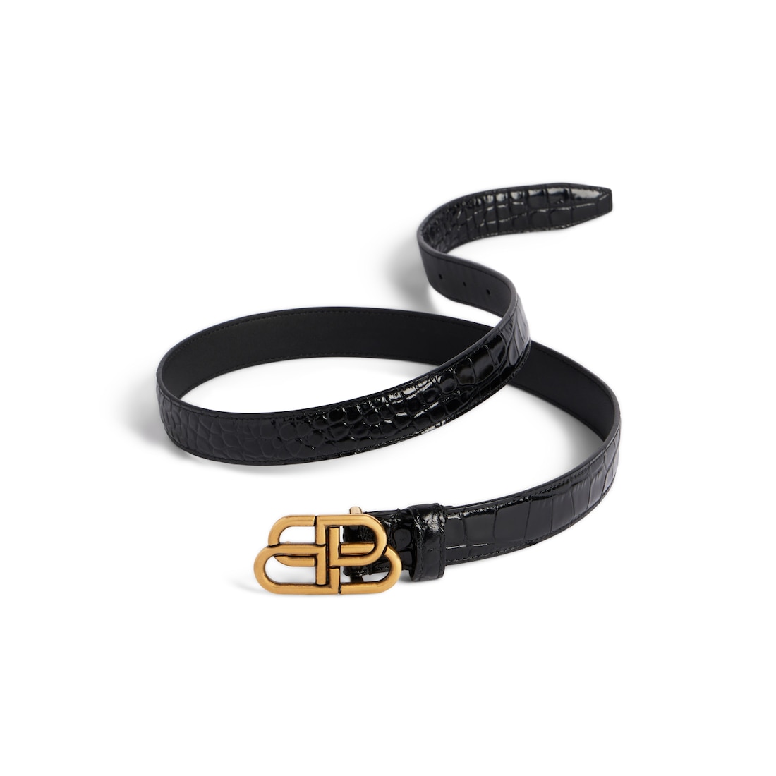 Replicate Women s Bb Thin Belt in Black(1:1 replica)