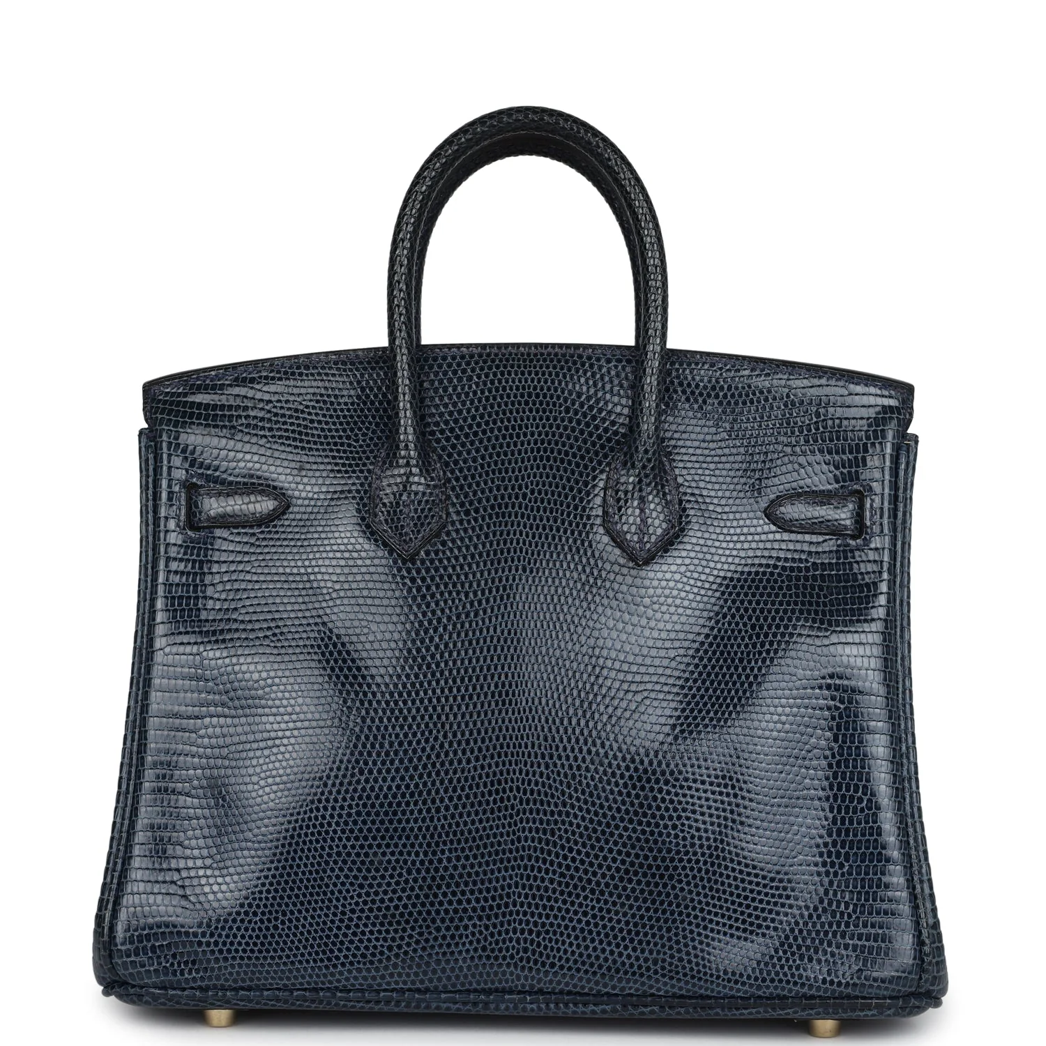 Replicate Hermes Birkin 25 Bleu De Malte Varanus Niloticus Lizard Gold Hardware(1:1 replica)