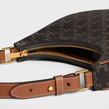 Replicate AVA BAG IN TRIOMPHE CANVAS AND CALFSKIN TAN(1:1 replica)