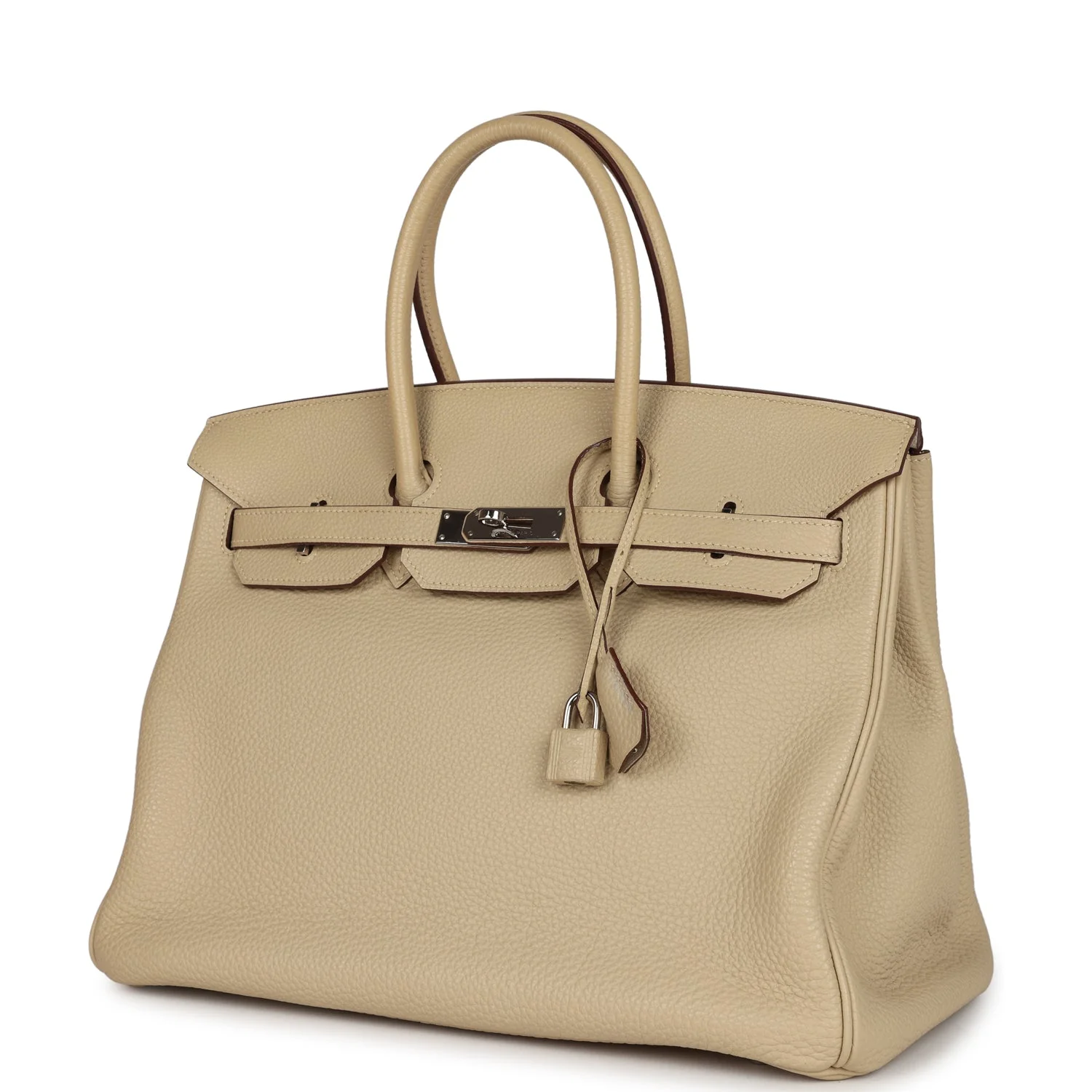 Replicate Hermes Birkin 35 Parchemin Togo Palladium Hardware(1:1 replica)