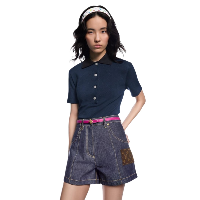 Replicate LV x TM Mini Flowergram 15mm Reversible Belt(1:1 replica)