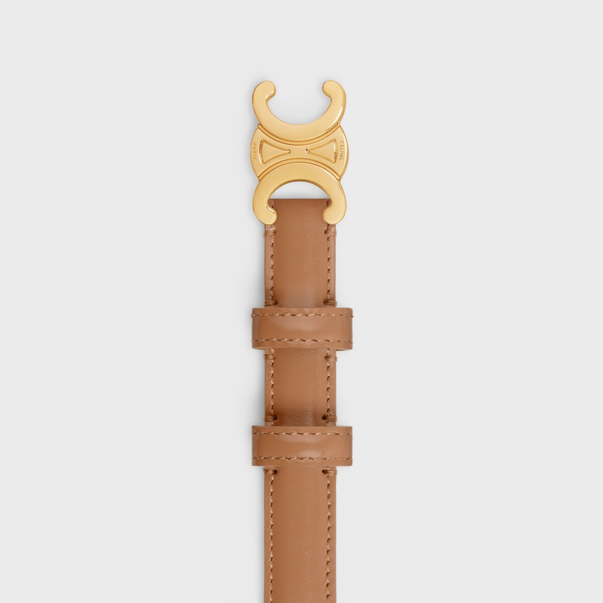 Replicate Small Triomphe Belt in Taurillon Leather(1:1 replica)