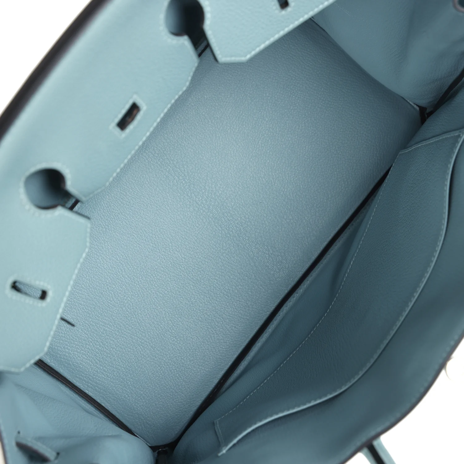 Replicate Hermes Birkin 35 Ciel Togo Palladium Hardware(1:1 replica)