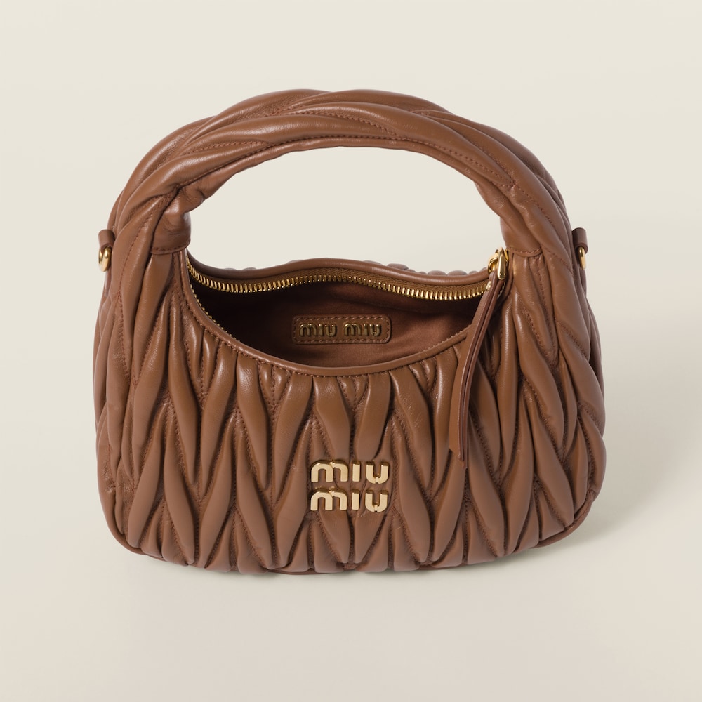 Replicate Wander matelassé nappa leather hobo bag(1:1 replica)