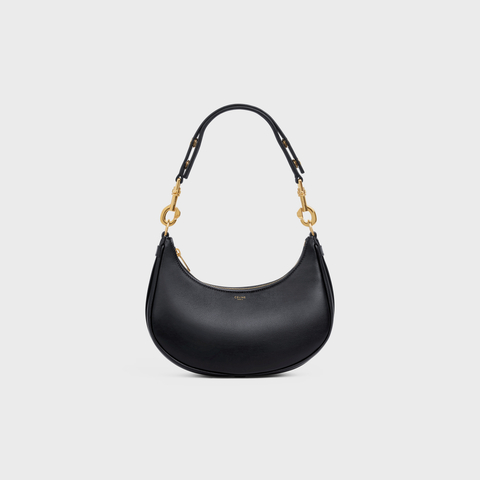 Replicate MEDIUM AVA STRAP BAG IN SMOOTH CALFSKIN BLACK(1:1 replica)