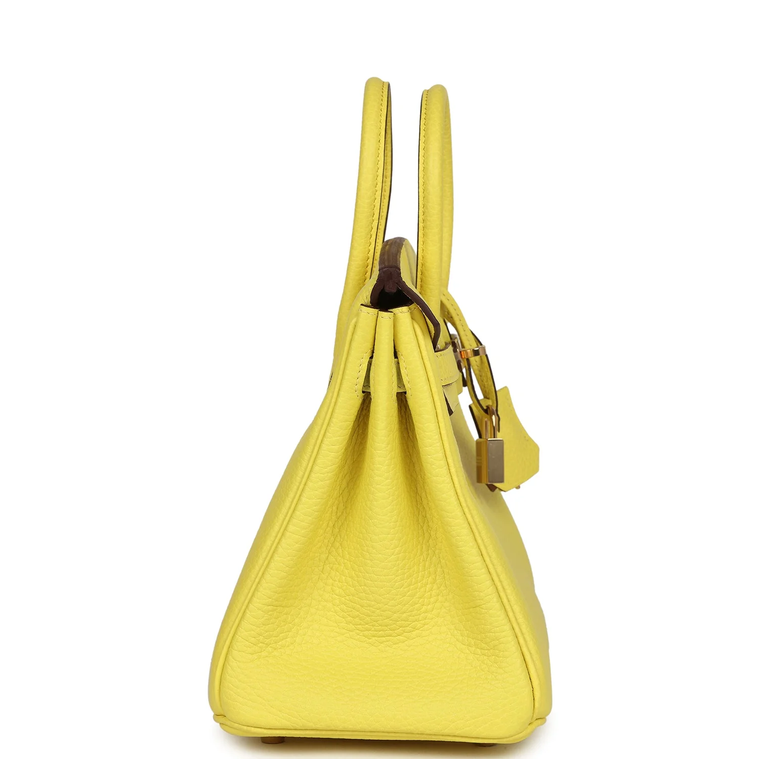 Replicate Hermes Special Order (HSS) Birkin 25 Lime Verso Clemence Rose Gold Hardware(1:1 replica)