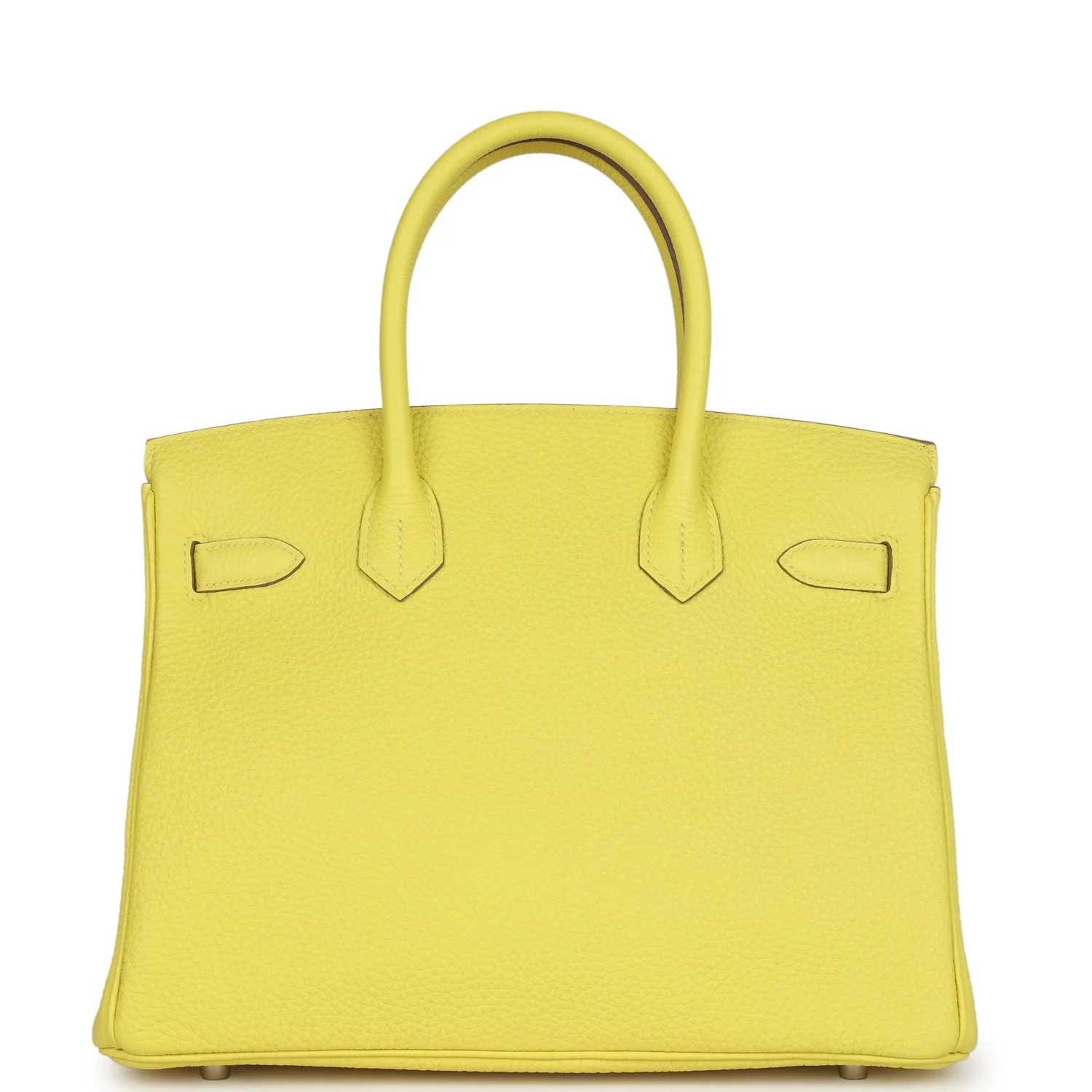 Replicate Hermes Birkin 30 Lime Clemence Palladium Hardware(1:1 replica)