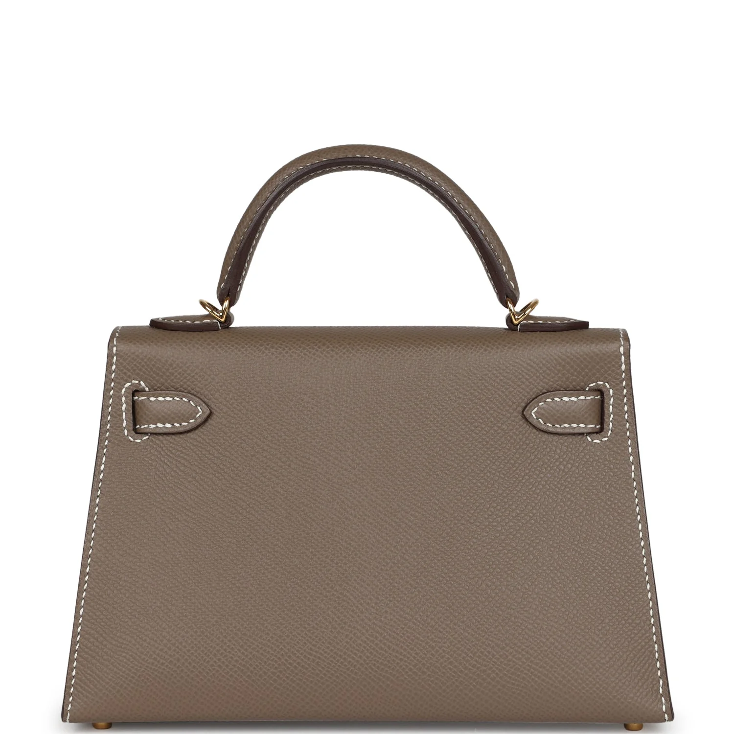 Replicate Hermes Kelly Sellier 20 Etoupe Epsom Gold Hardware(1:1 replica)