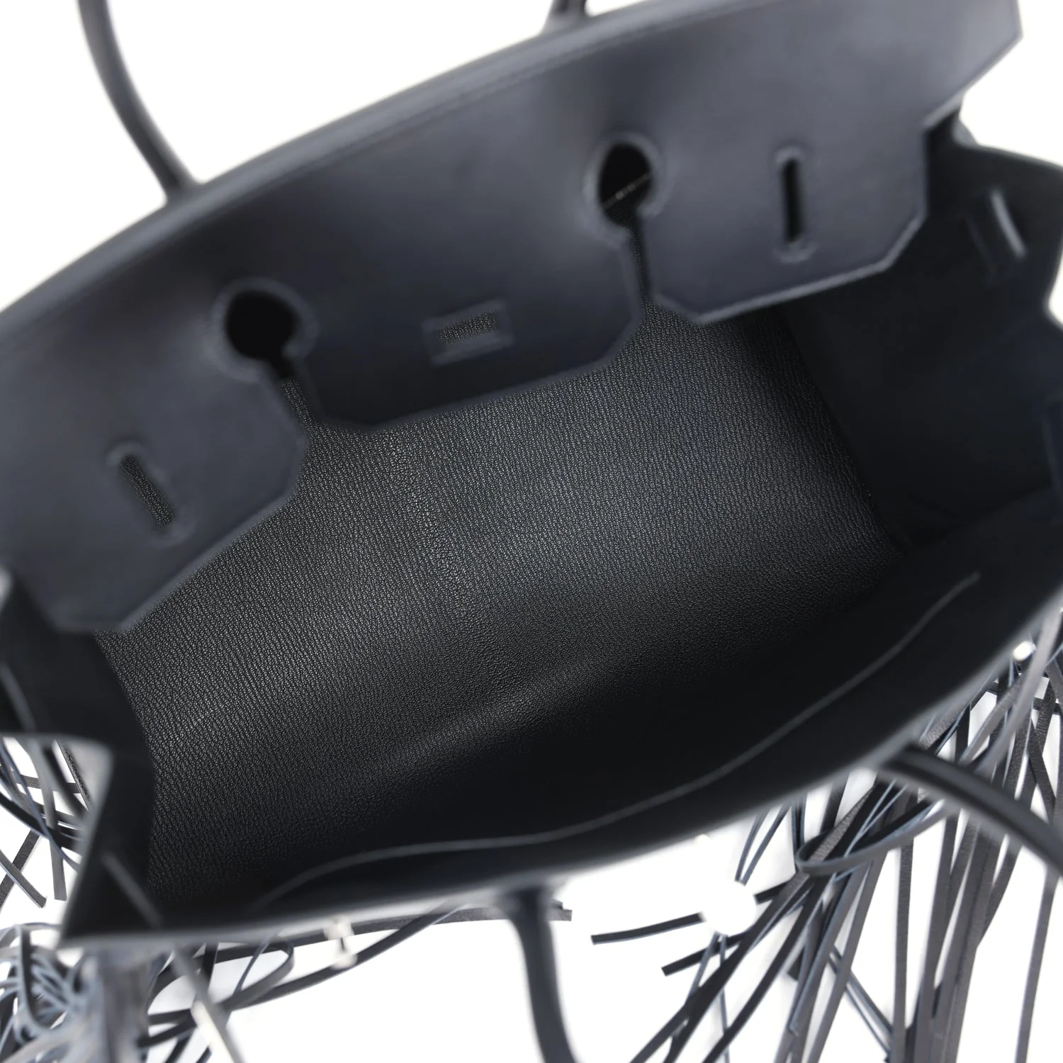 Replicate Hermes Birkin 35 Anate Black Evergrain Palladium Hardware(1:1 replica)