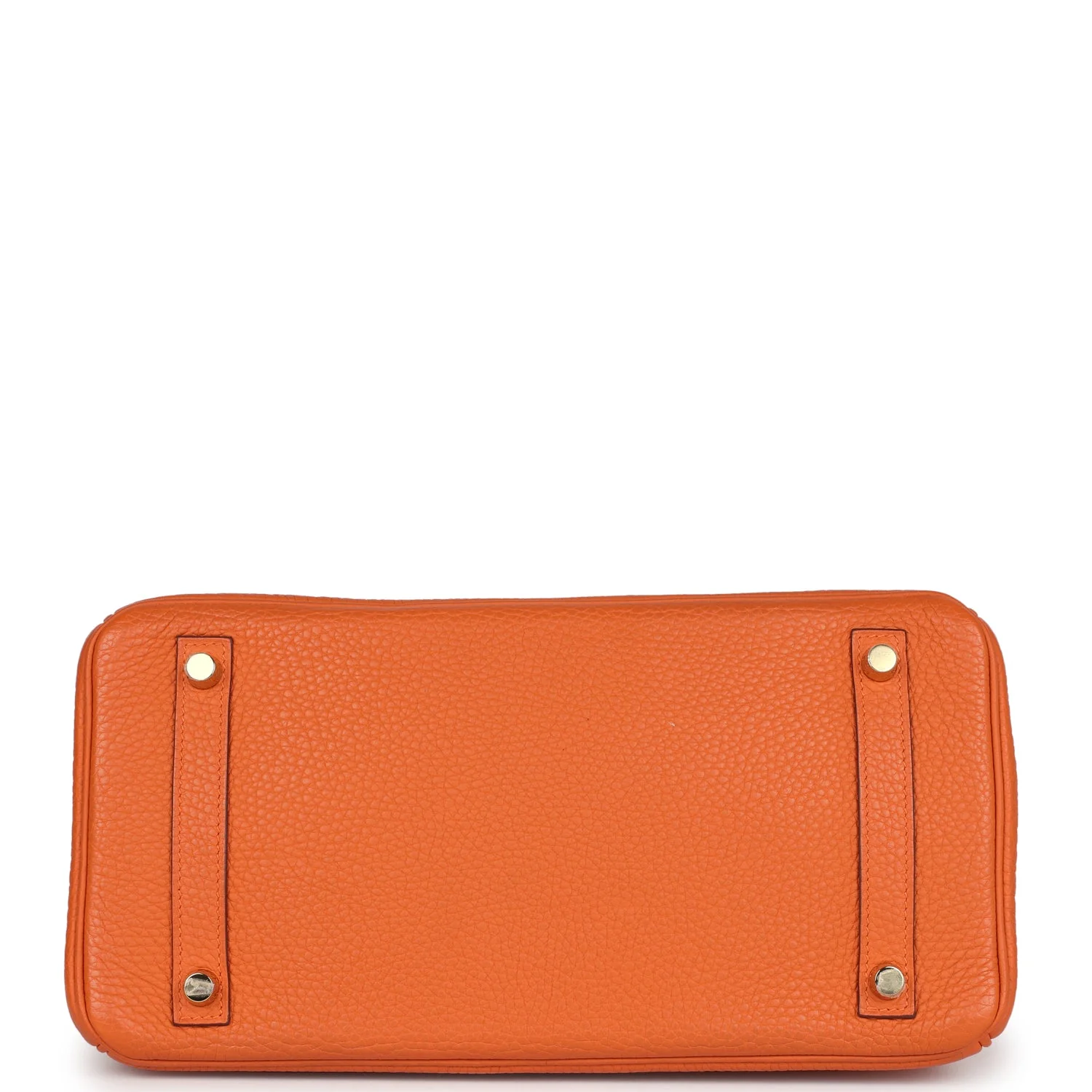 Replicate Hermes Birkin 30 Orange Togo Gold Hardware(1:1 replica)