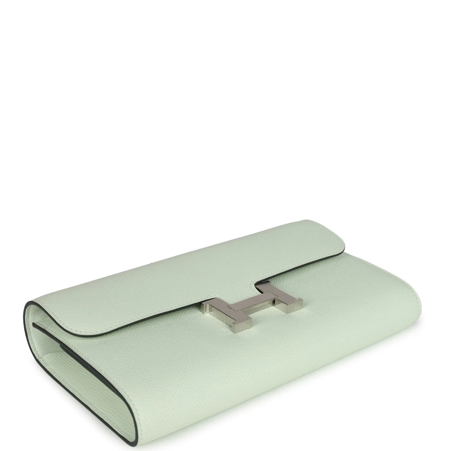 Replicate Hermes Constance Wallet To Go Vert Fizz Epsom Palladium Hardware(1:1 replica)