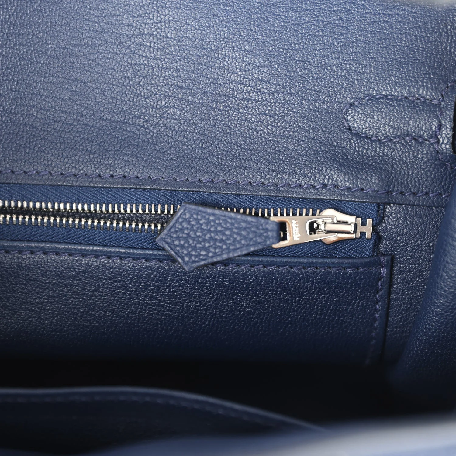 Replicate Hermes Birkin 25 Bleu Saphir Togo Palladium Hardware(1:1 replica)